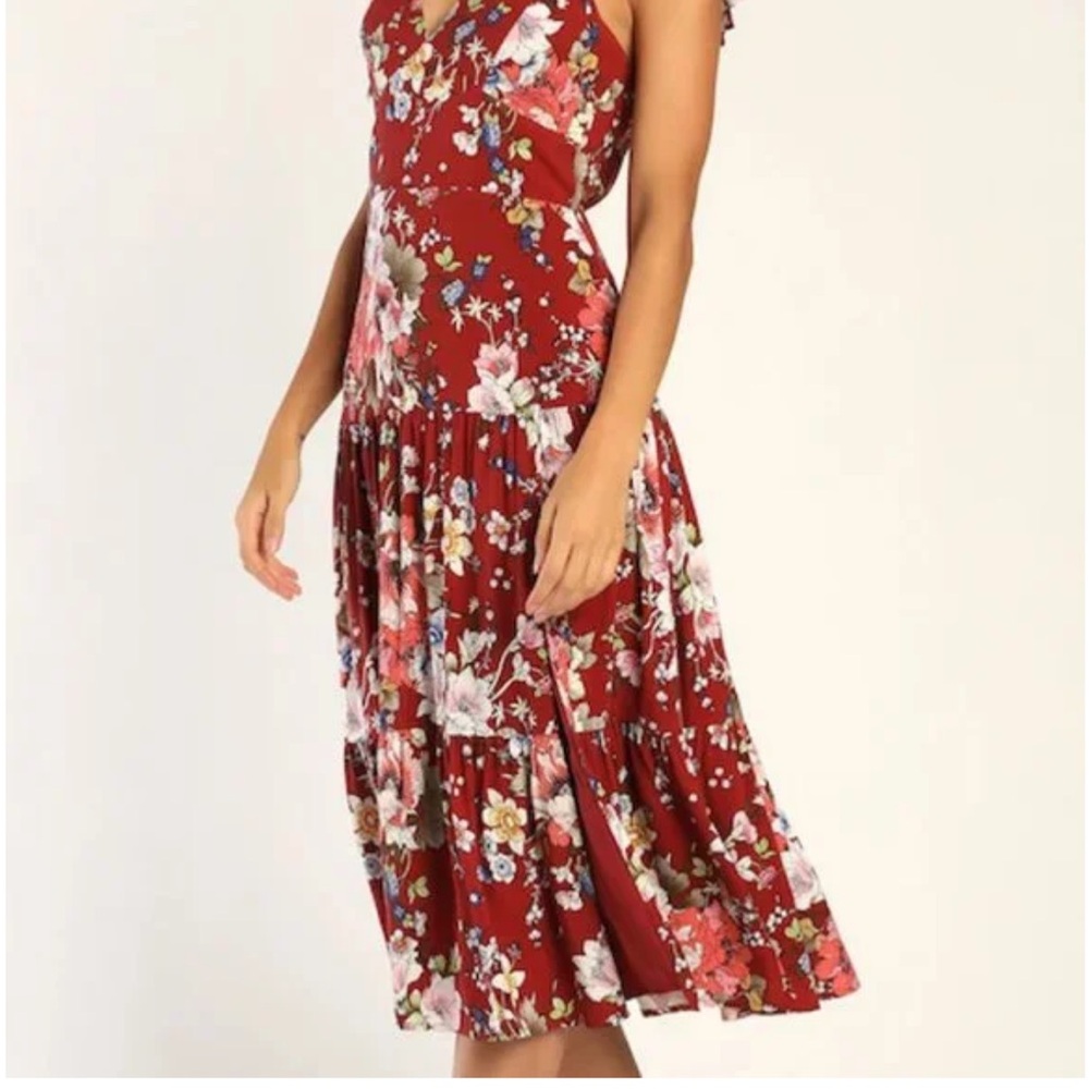 NWT Lulus Floral dress - Picture 2 of 6